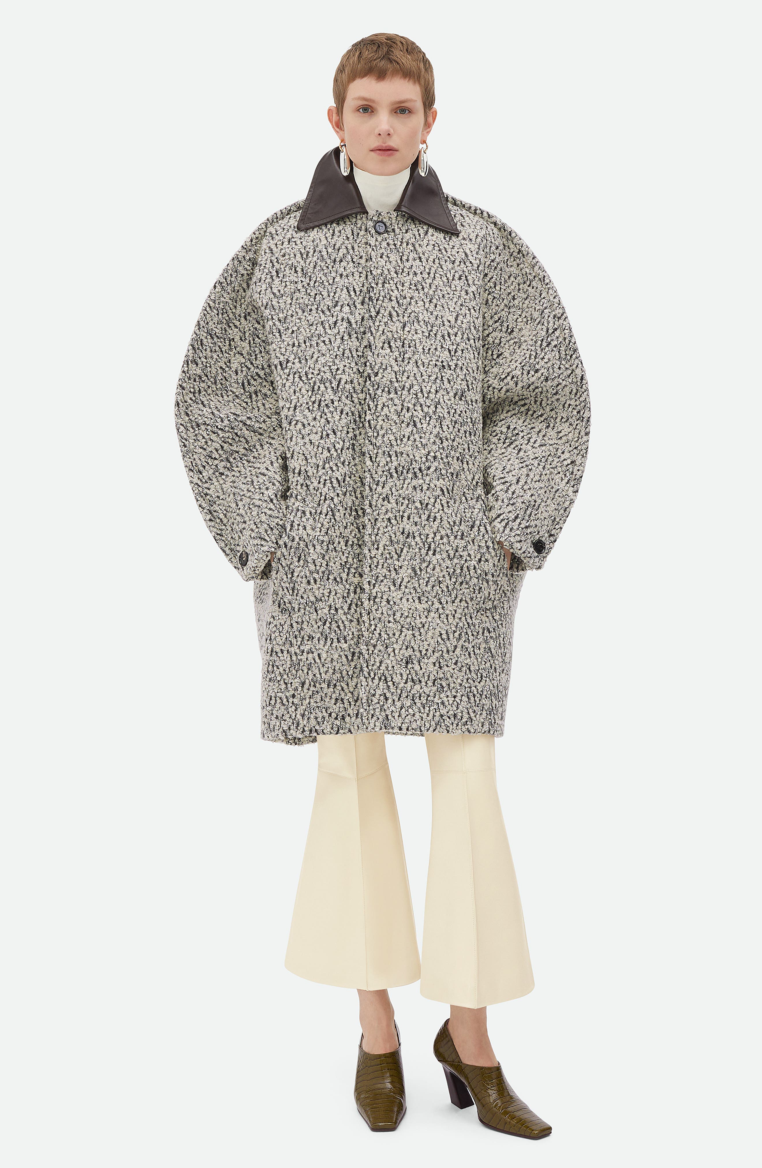 Bottega Veneta Lewis Square Toe Pump, Alternate, color, 3310 Olive Oil