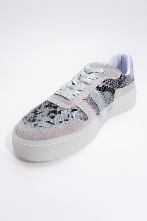 Prologue Shoes Rexie Glitter Sneakers In Multi