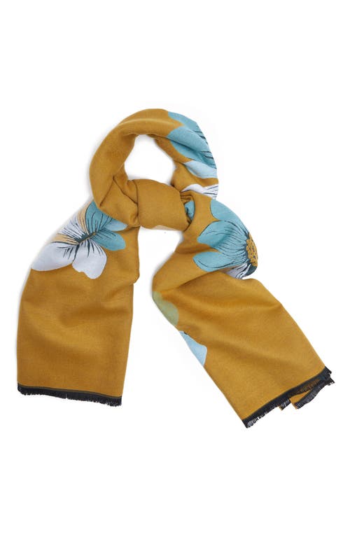 Saachi Floral Reversible Scarf In Pink