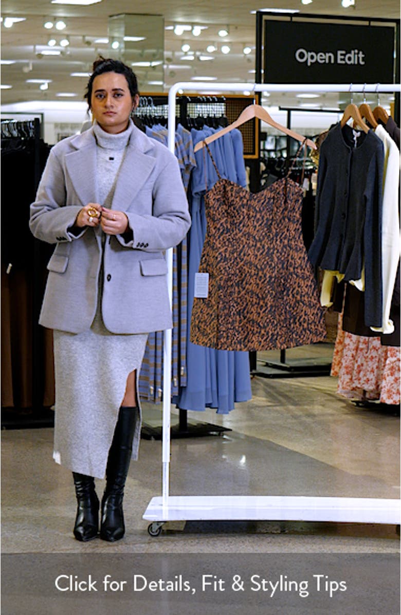 Marcello Leopard Print Minidress, sales video thumbnail