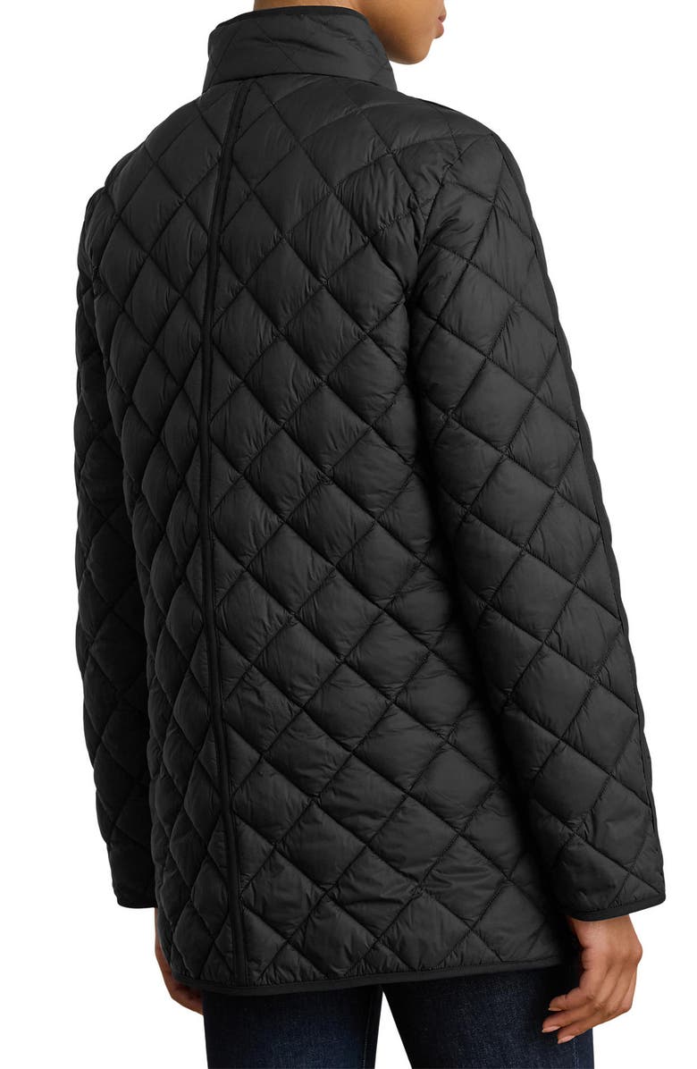 Lauren Ralph Lauren Diamond Quilted Puffer Jacket, Alternate, color, 