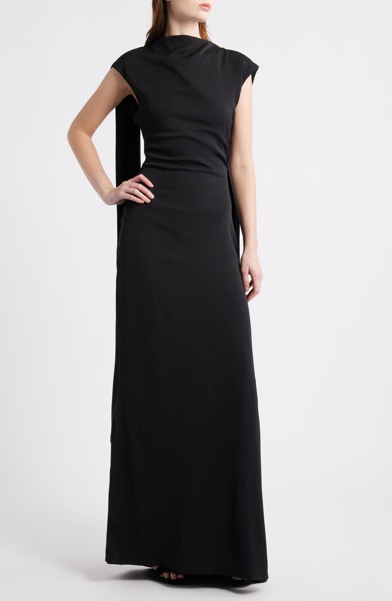 Odd Muse The Ultimate Muse Cap Sleeve Dress, Main, color, Black