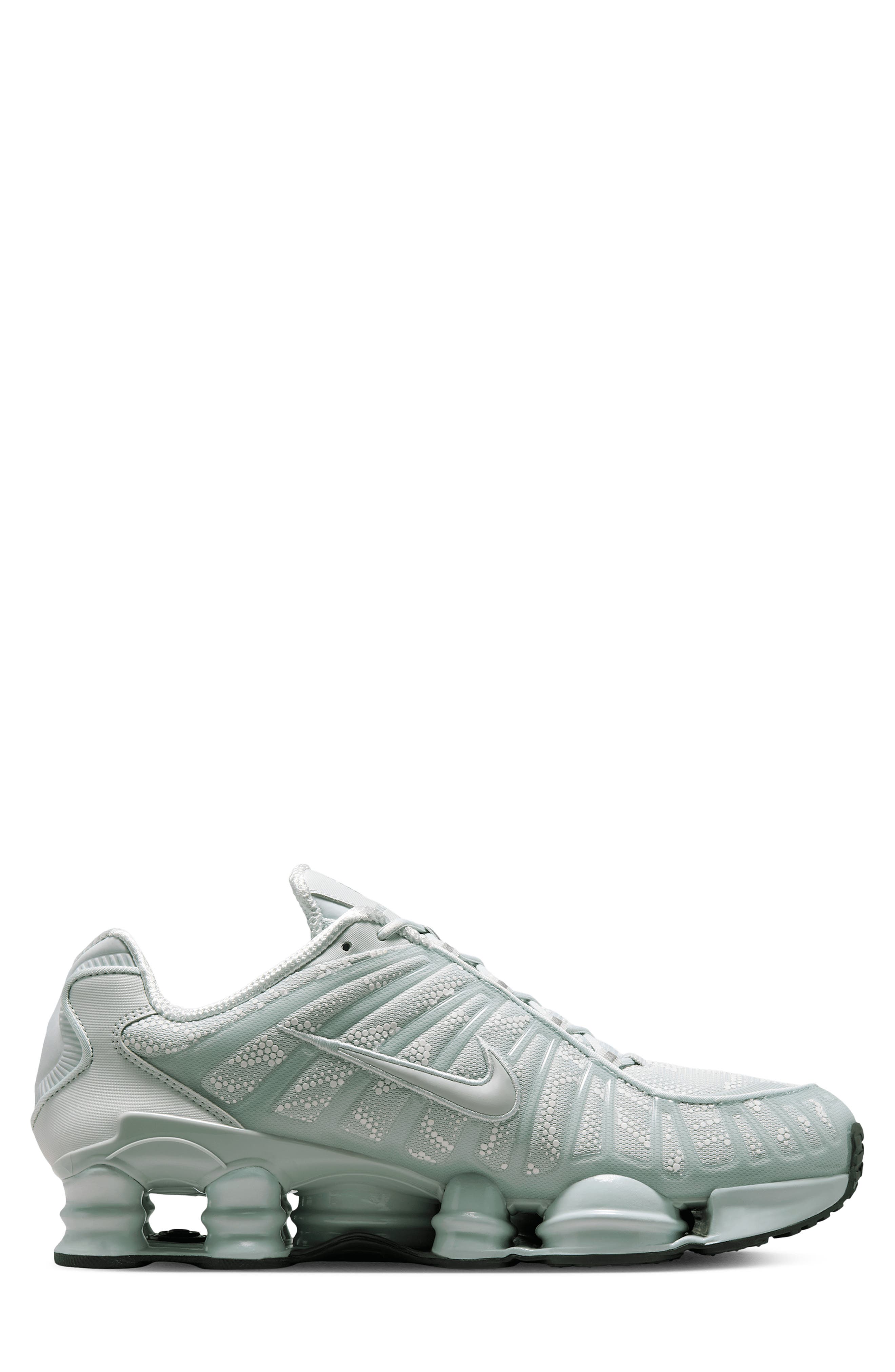 Shox TL Sneaker, Alternate, color, LIGHT SILVER/ NEWSPRINT