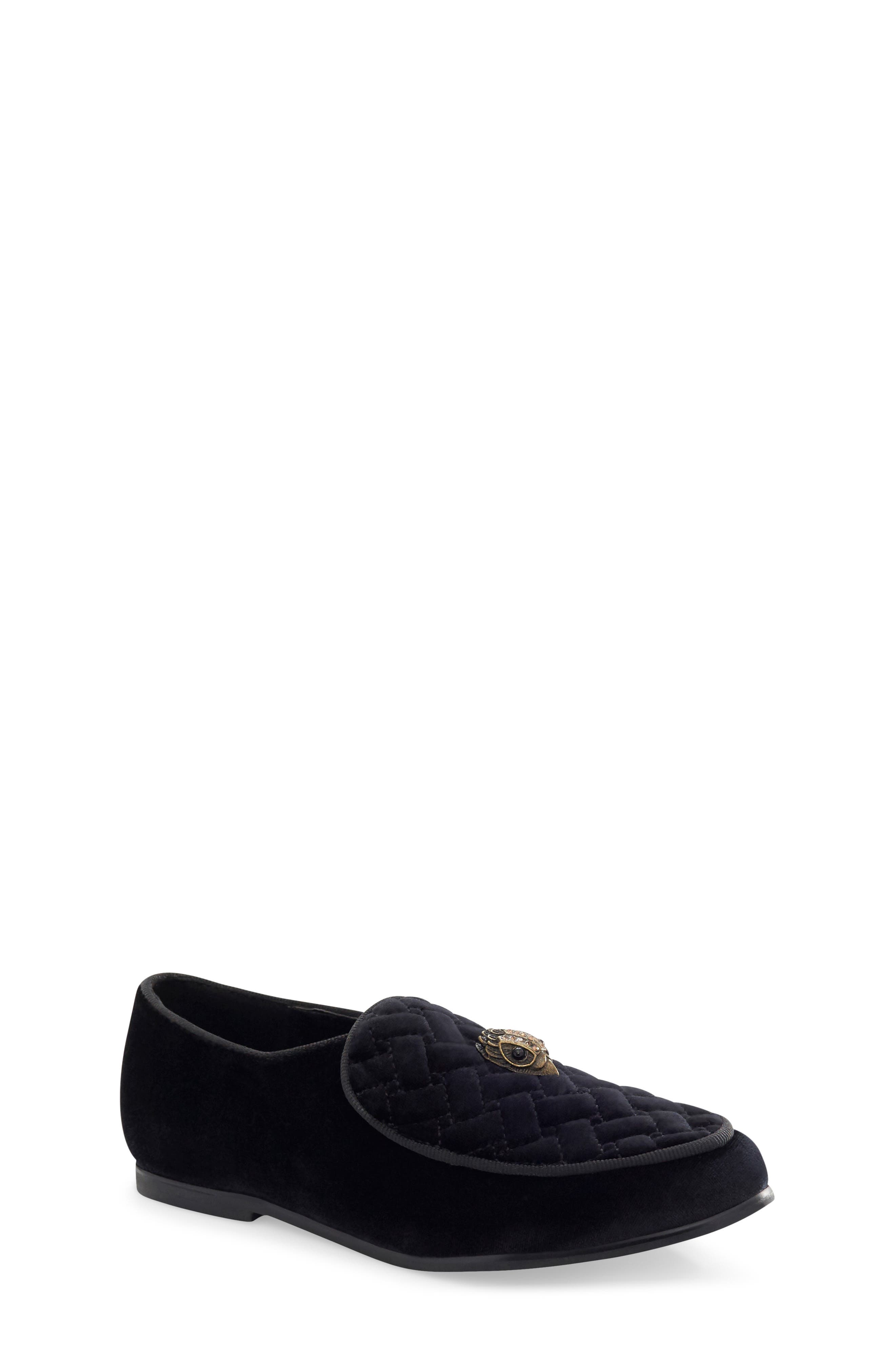 Kurt Geiger London Kids
 Hugh Eagle Drench Slipper, Main, color, Black
