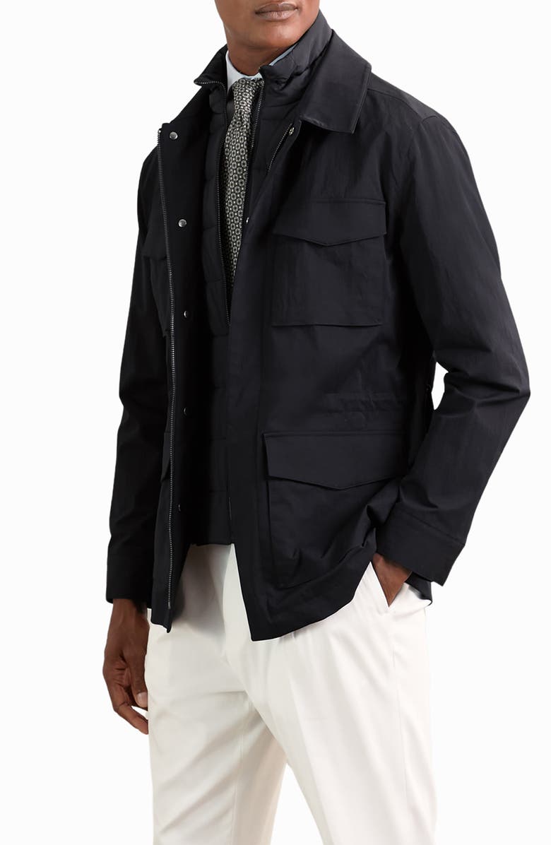 Reiss Bryson 3-in-1 Safari Jacket, Alternate, color, Navy