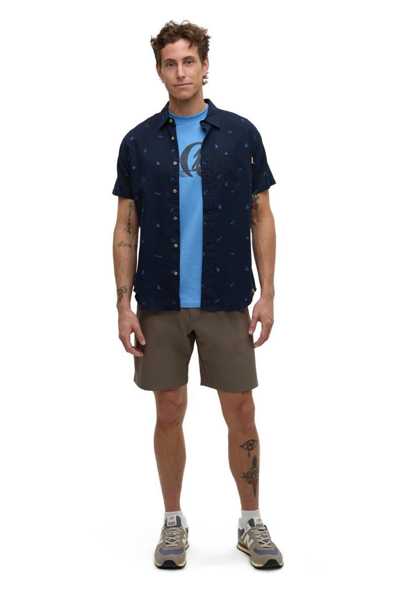 Lake Life Mancos Shirt, Main, color, Midnight Blue/Lake Life