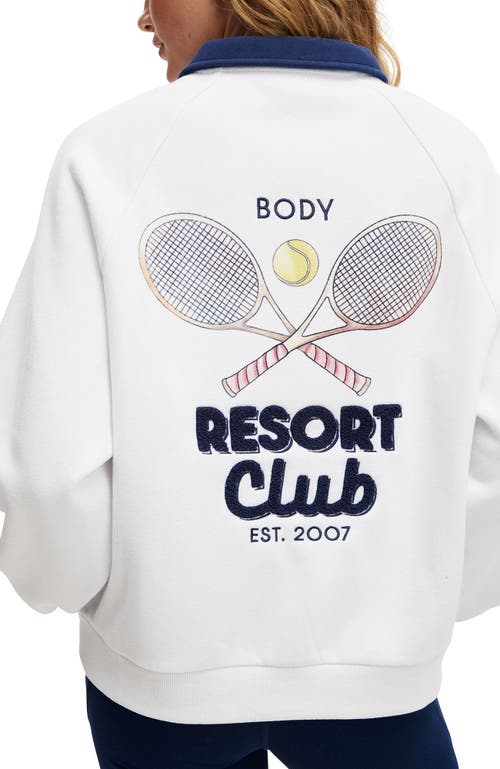 COTTON ON BODY ACTIVE PLUSH GRAPHIC POLO 