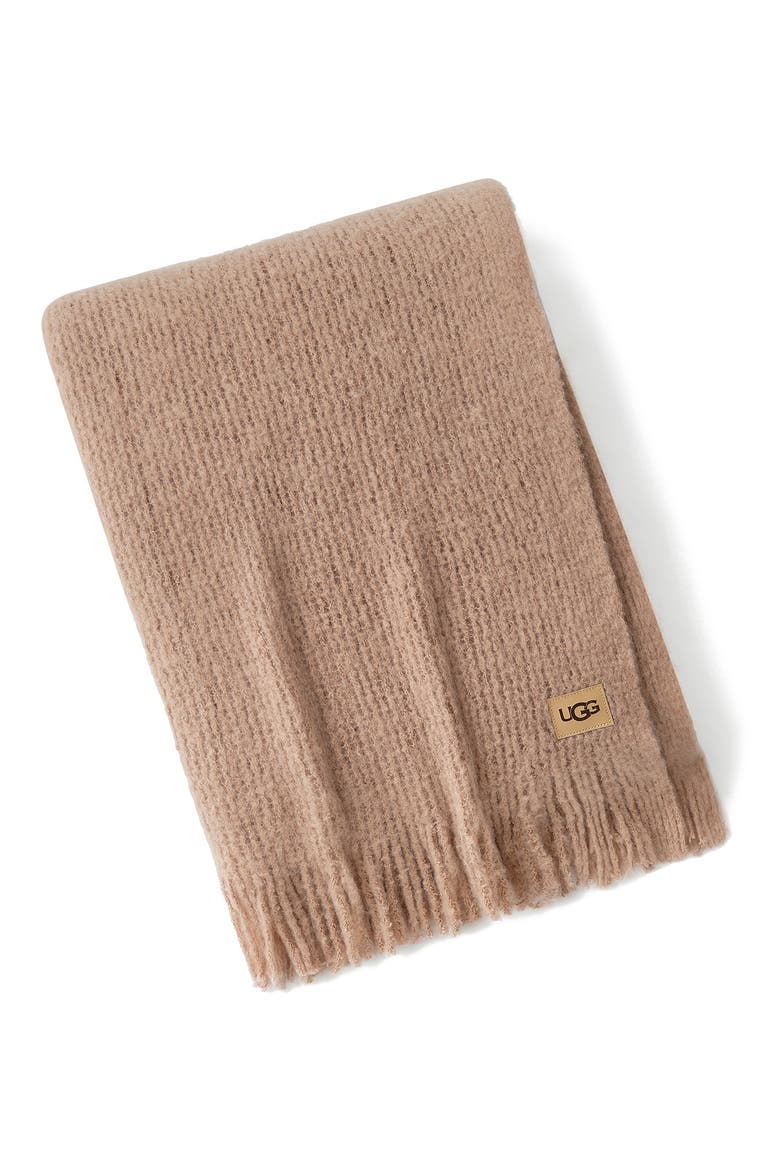 Margot Throw Blanket, Main, color, SANDALWOOD