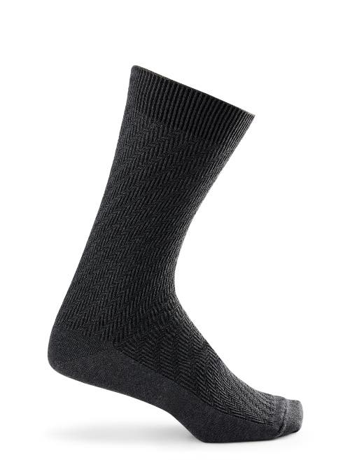 Harbor Bay By Dxl Big & Tall Continuous Comfort 2-pk Casual Socks In Gray