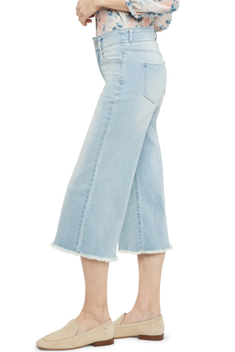 Major Wide Leg Capri Jeans, Alternate, color, DUNES