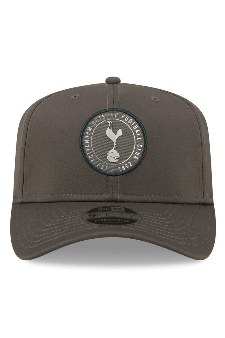 Men's New Era Gray Tottenham Hotspur Iridescent Stretch Snap 9FIFTY Snapback Hat, Alternate, color, Gray