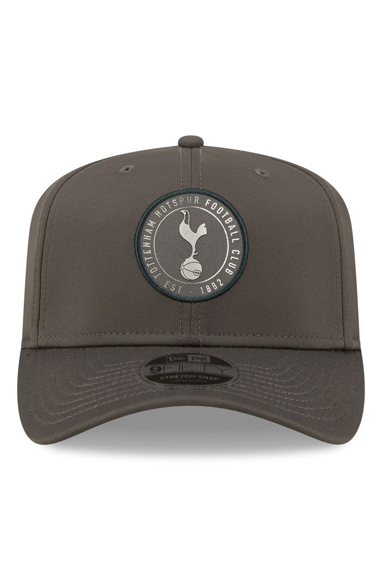 New Era Men's New Era Gray Tottenham Hotspur Iridescent Stretch Snap 9FIFTY Snapback Hat, Alternate, color, Gray