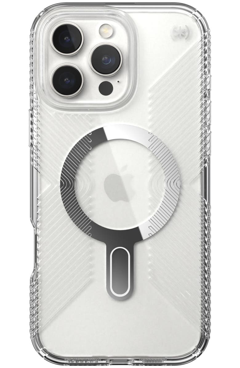 Speck Presidio Perfect Clear Grip Case with ClickLock for Apple iPhone 16 Pro Max, Main, color, Clear