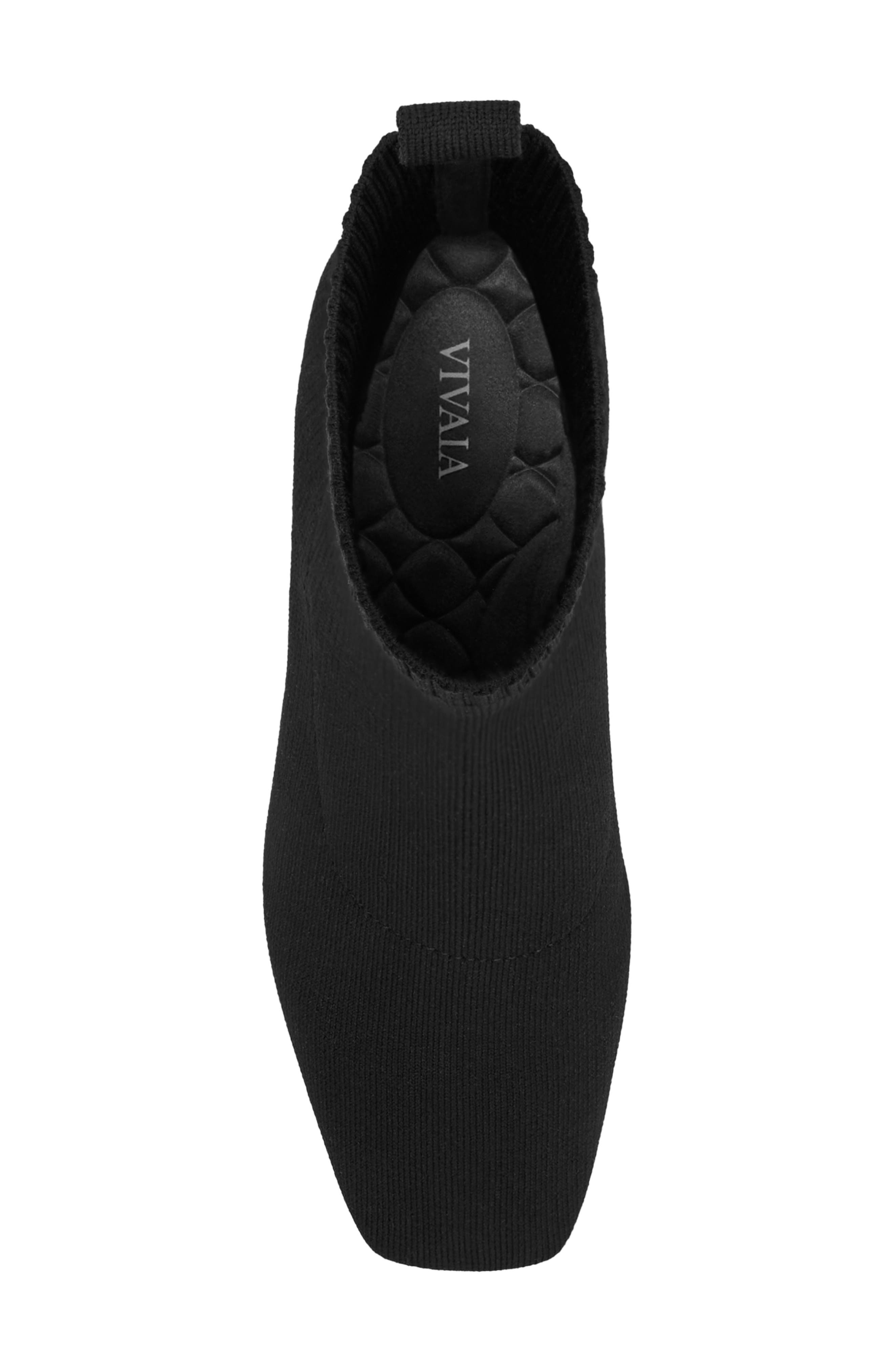 Square-Toe Water-Repellent Heeled Boots, Alternate, color, BLACK