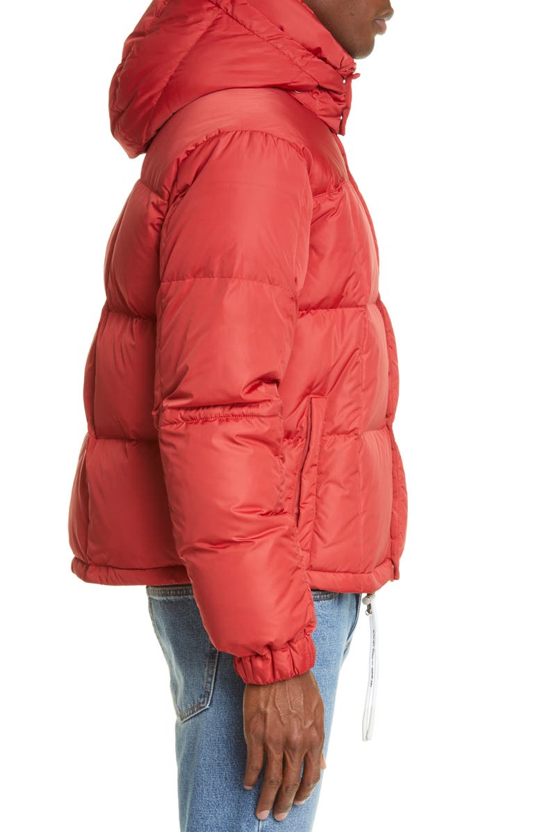 Off-White Puffer Jacket, Alternate, color, 