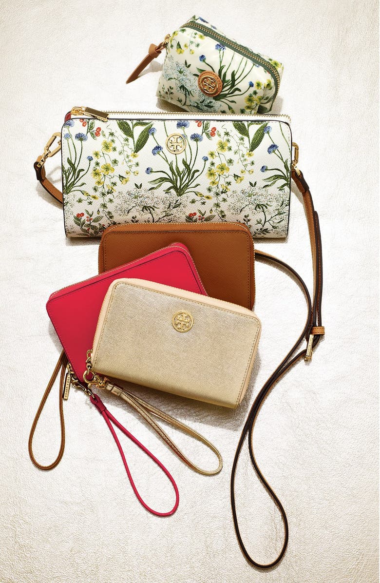 Tory Burch 'Robinson' Wristlet Wallet, Alternate, color, 