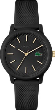 Lacoste 12.12 Silicone Strap Watch, 42mm