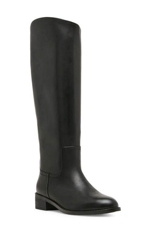 Blondo Cayley Waterproof Leather Knee High Boot In Black Leather