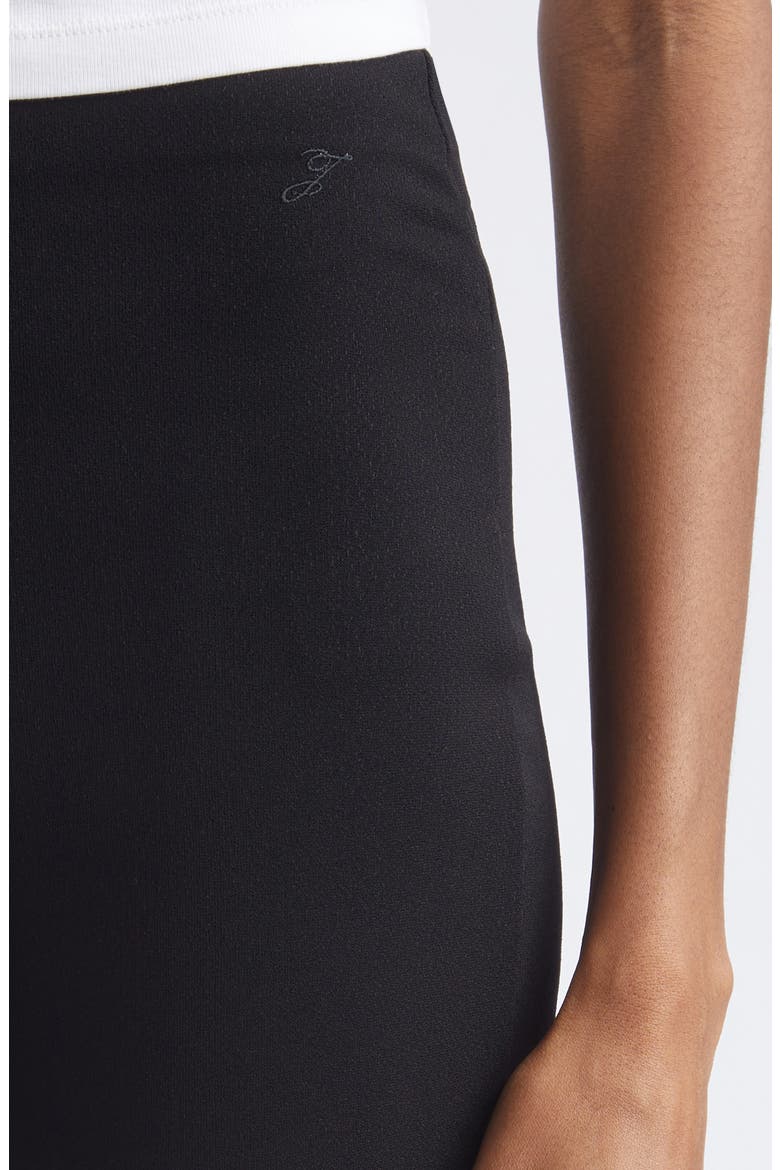 The Playa Ruffle Cuff Capri Pants, Alternate, color, BLACK