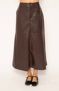 Central Park West Beatrix Vegan Midi Skirt