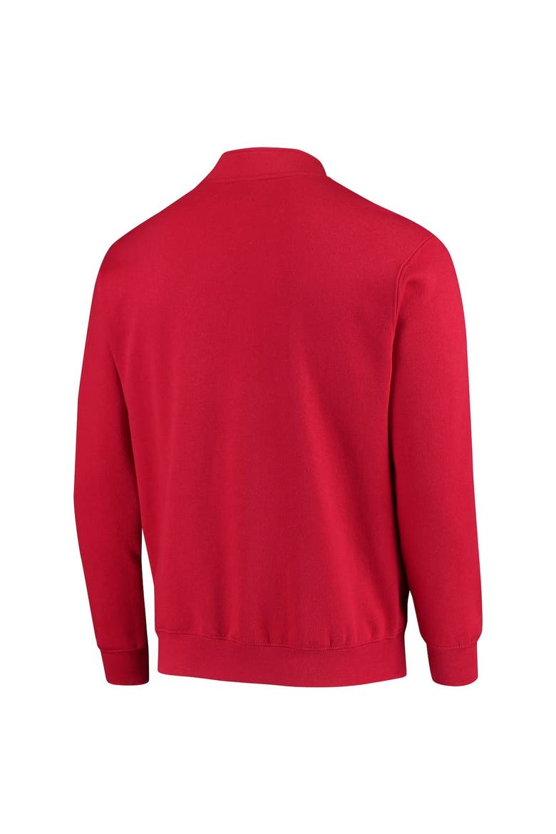 Men's Colosseum Scarlet Rutgers Scarlet Knights Tortugas Logo Quarter-Zip Jacket, Alternate, color, Scarlet