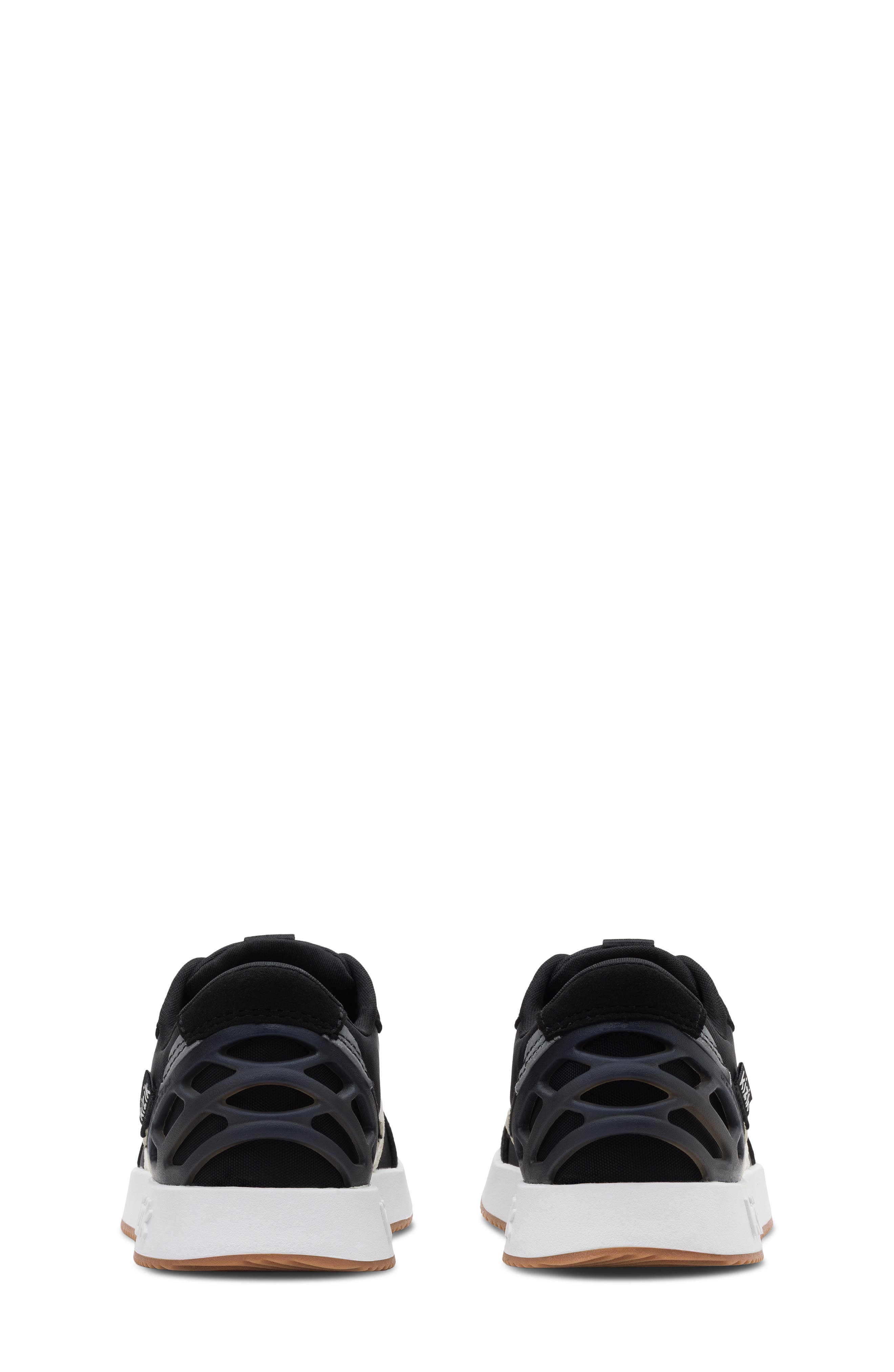 Kizik Kids' Orlando Sneaker, Alternate, color, Black/ White