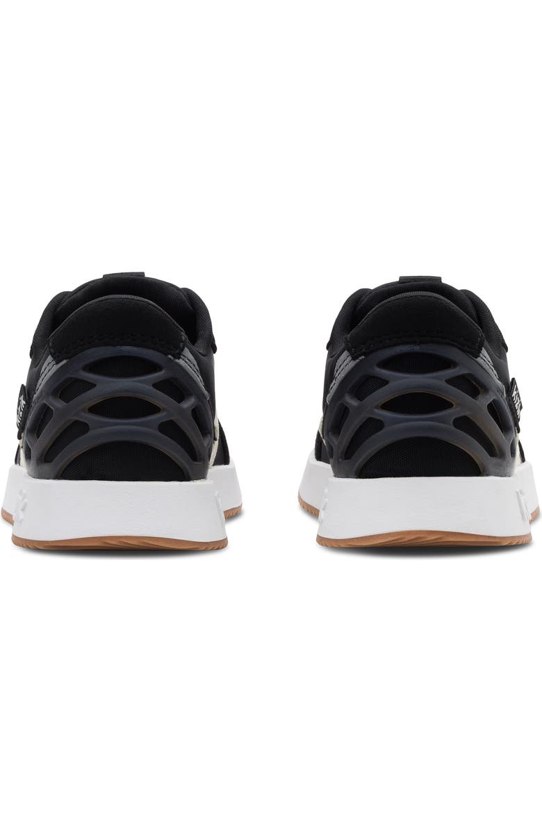 Kizik Kids' Orlando Sneaker, Alternate, color, Black/ White