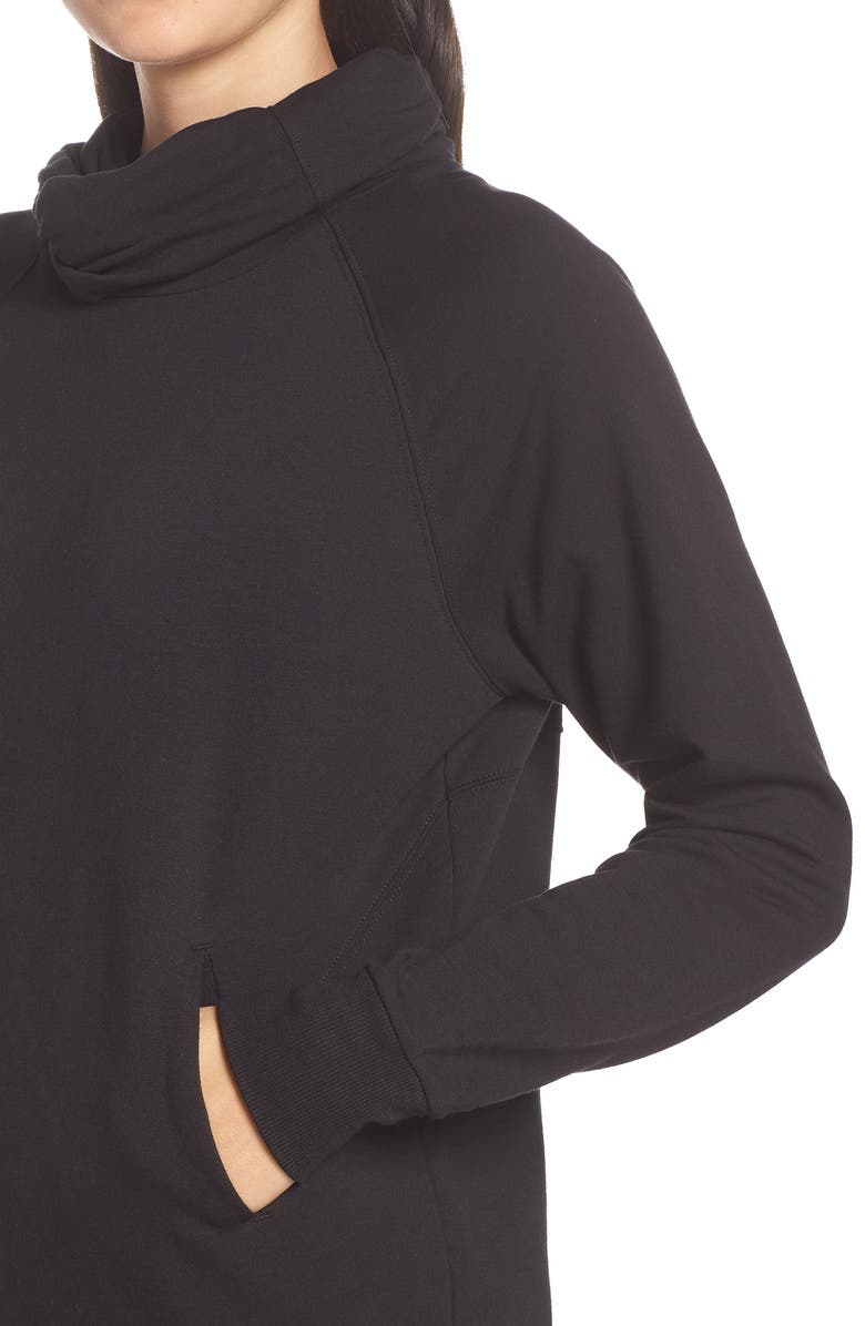 Zella Erica Twist Cowl Neck Pullover, Alternate, color, 
