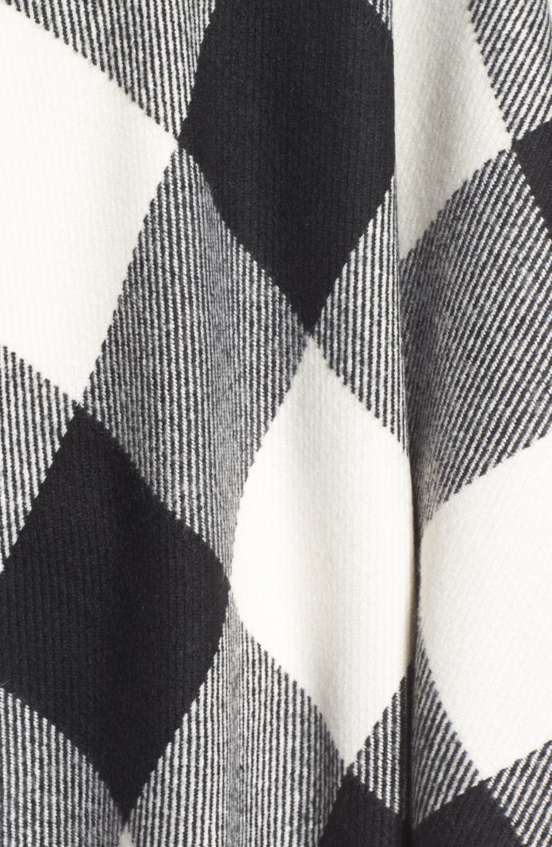 Treasure & Bond Woven Buffalo Check Ruana, Alternate, color, 