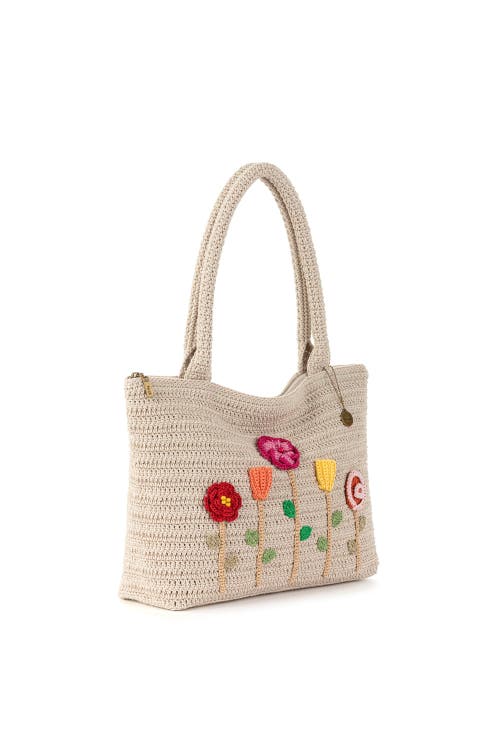 Shop The Sak Crafted Classics Carryall Bag In Flower Ecru