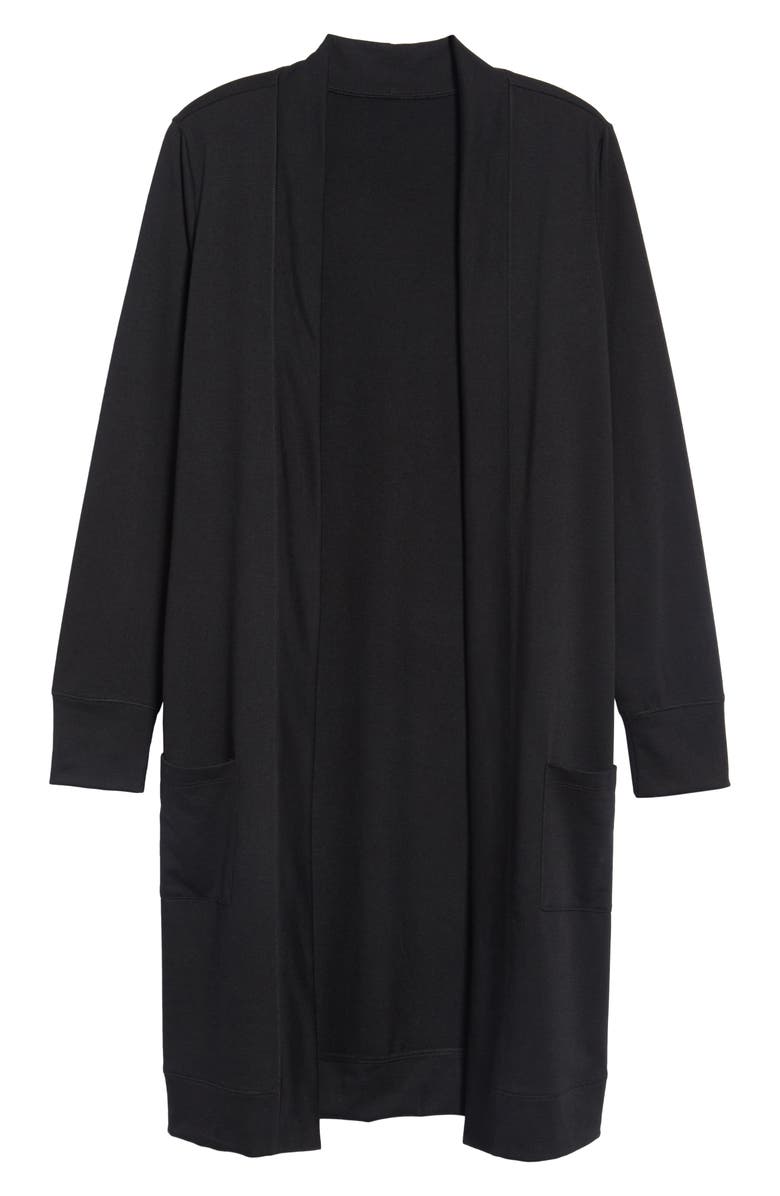 Caslon<sup>®</sup> Long French Terry Cardigan, Alternate, color, 