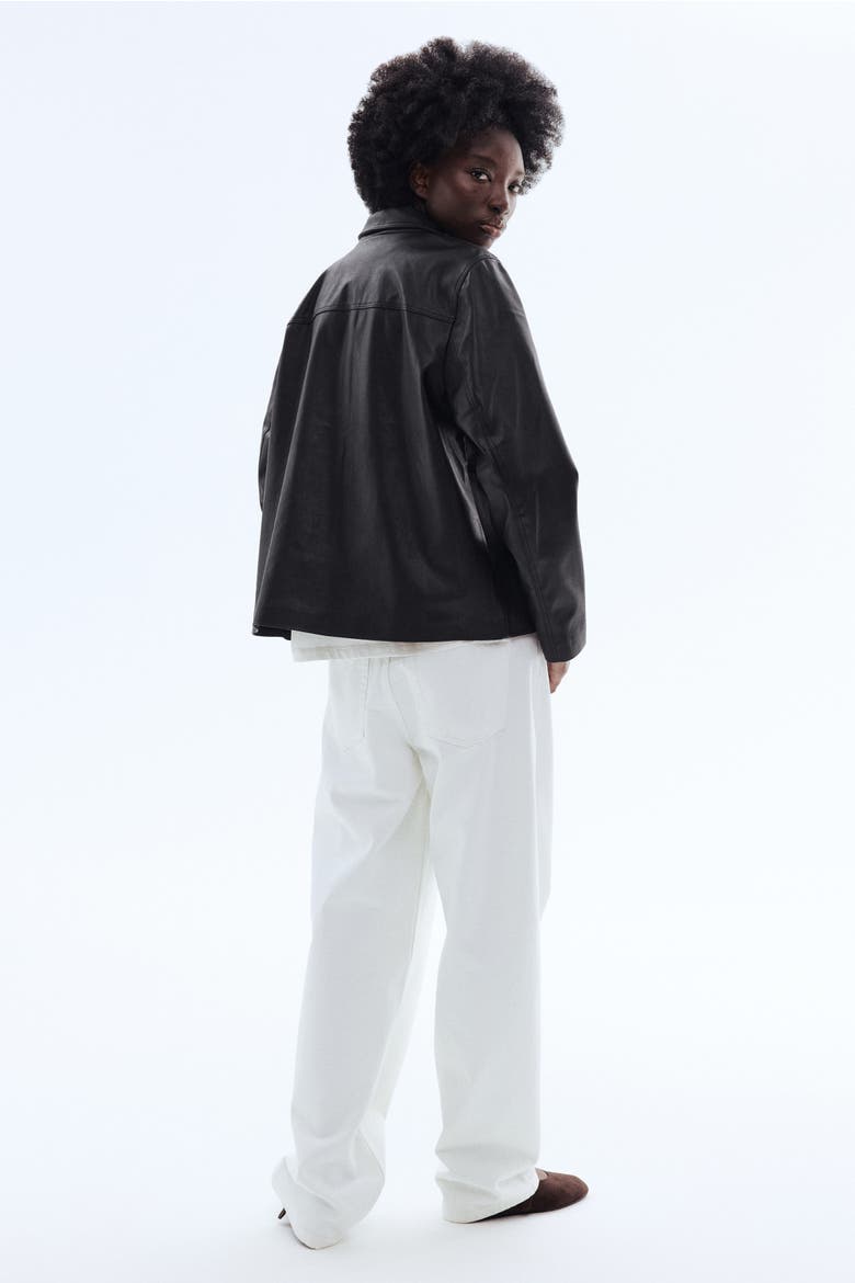 Coated Jacket, Alternate, color, Black