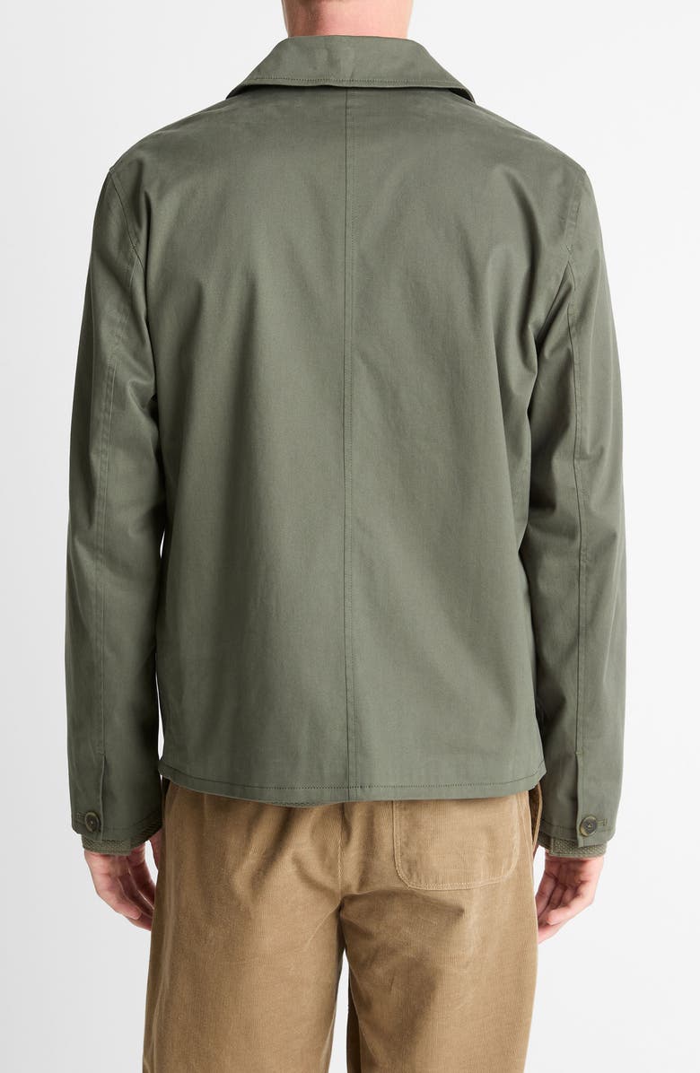 Vince Peached Stretch Cotton Jacket, Alternate, color, Sycamore