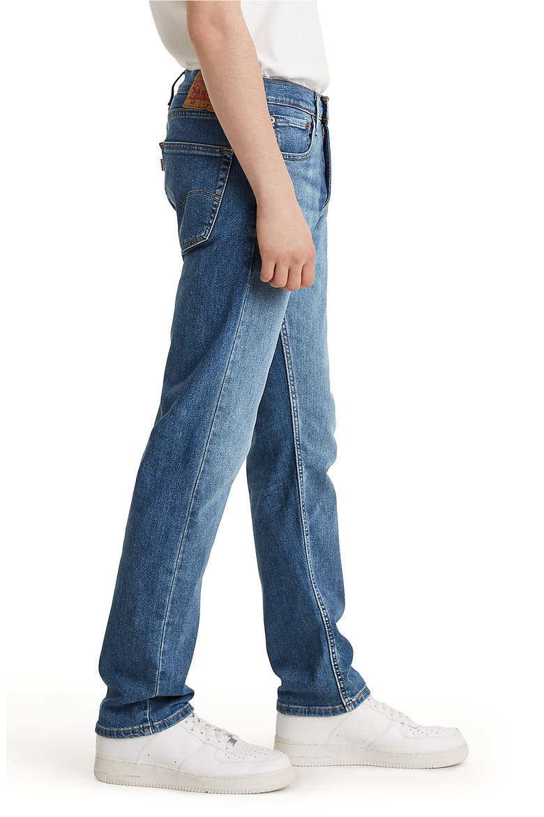 505™ Regular Straight Leg Jeans, Alternate, color, GOTH FOG ADV