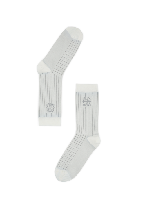 Brunello Cucinelli Cotton Socks In Grey