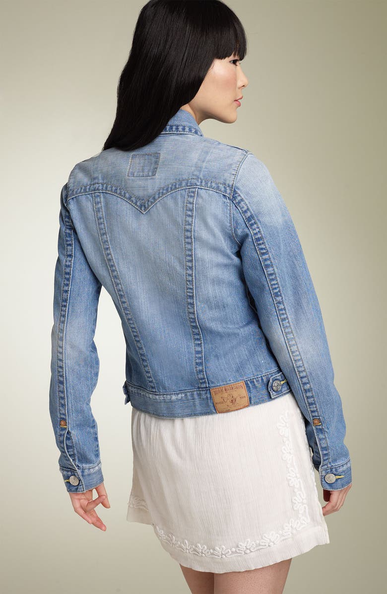 True Religion Brand Jeans 'Jimmy' Denim Jacket, Alternate, color, 