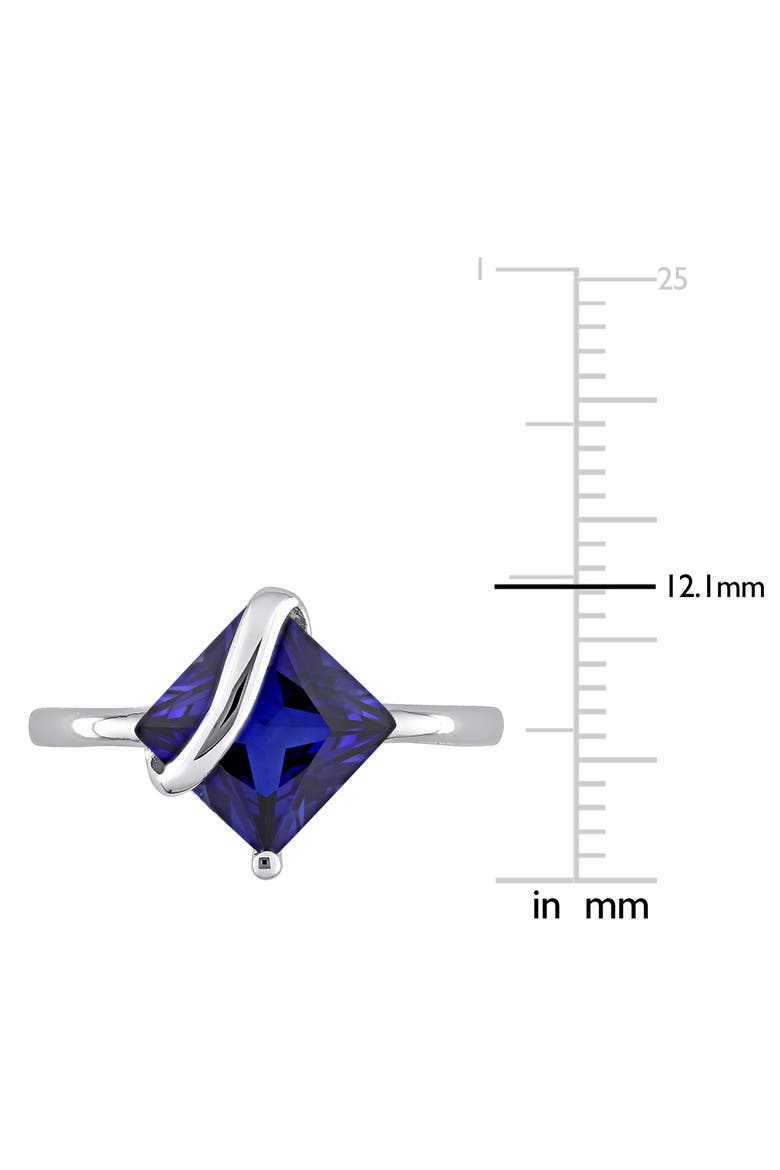 Lab-Grown Blue Sapphire Ring, Alternate, color, BLUE