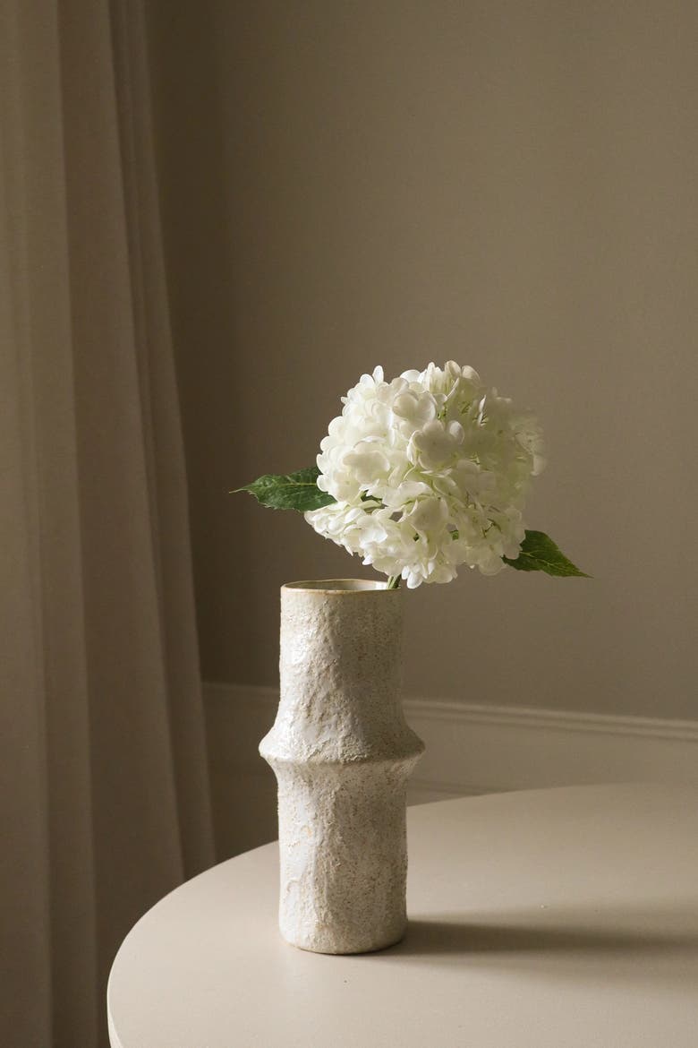 White Hydrangea Flower, Alternate, color, White