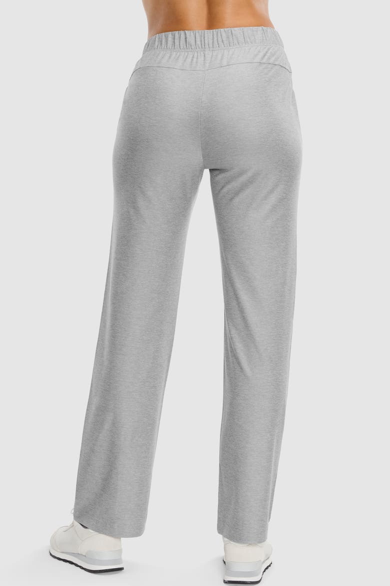 Dreamblend Mid Rise Full Length Pant, Alternate, color, Light Heather Grey