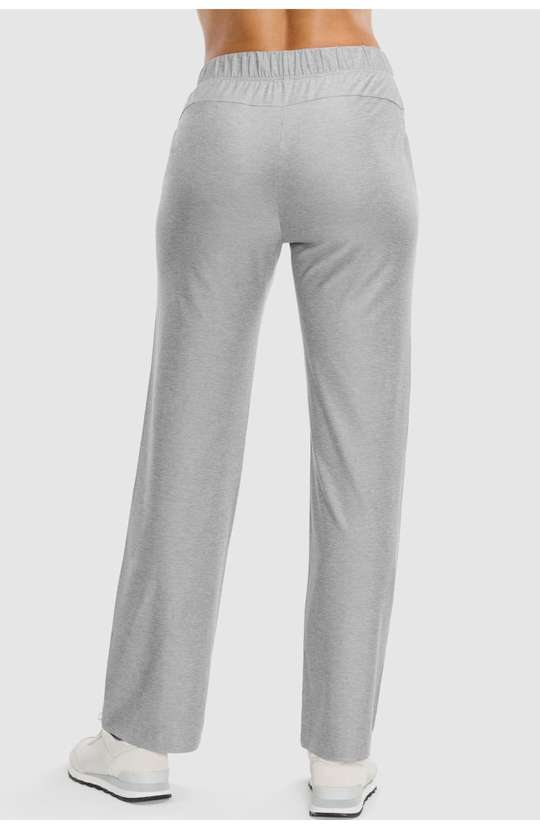 Peloton Dreamblend Mid Rise Full Length Pant, Alternate, color, Light Heather Grey