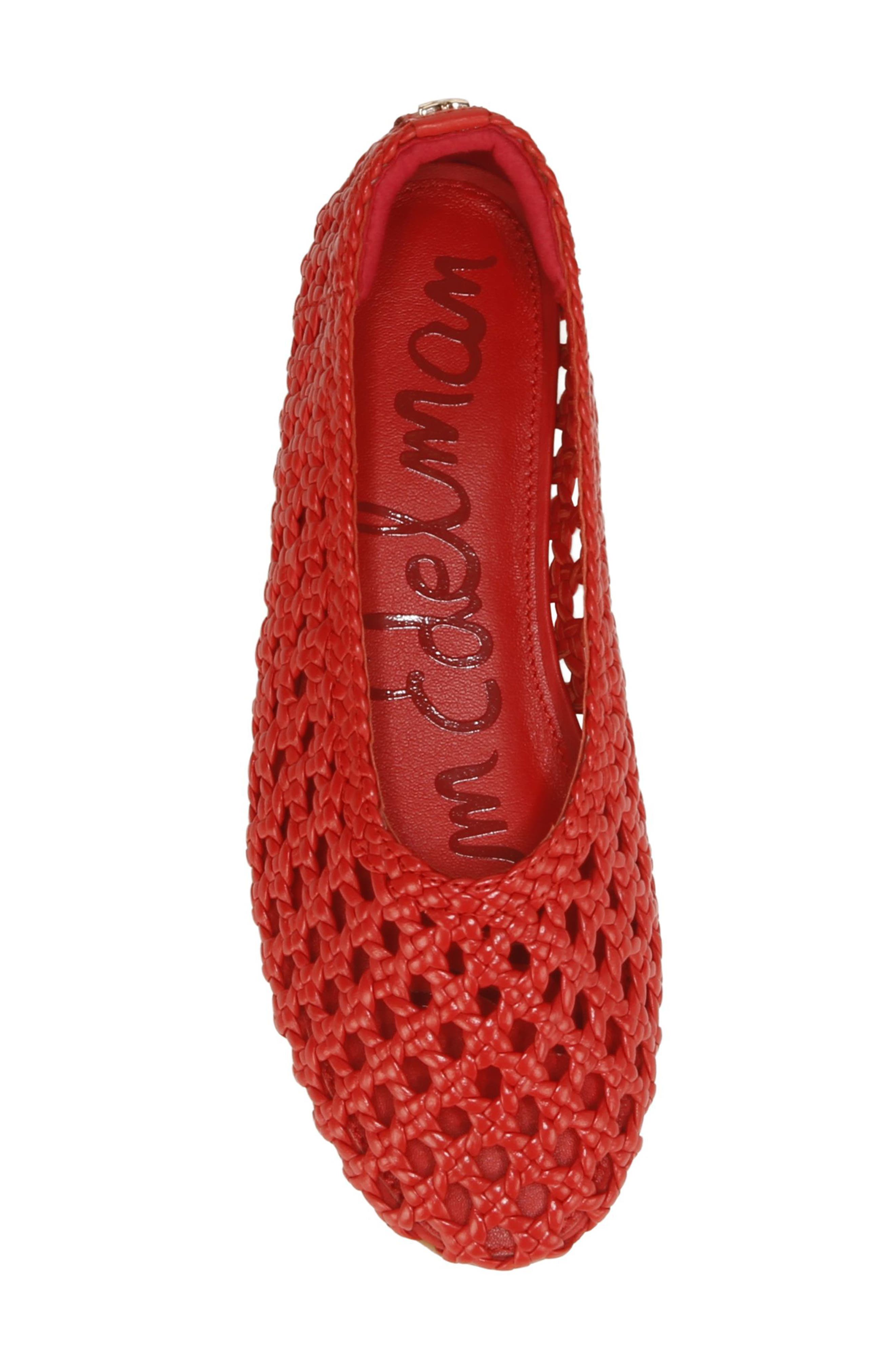 Shira Knotted Flat, Alternate, color, RED