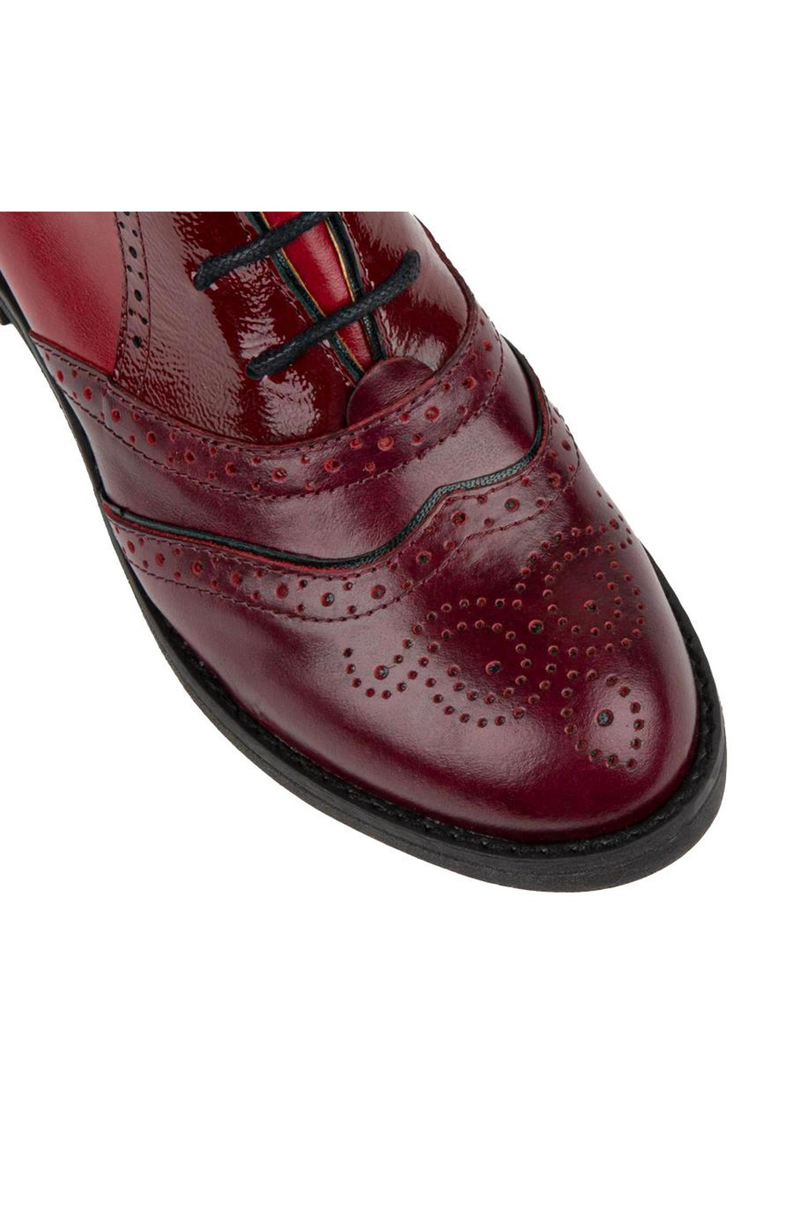 Brick Lane Water Resistant Ankle Boot, Alternate, color, RED