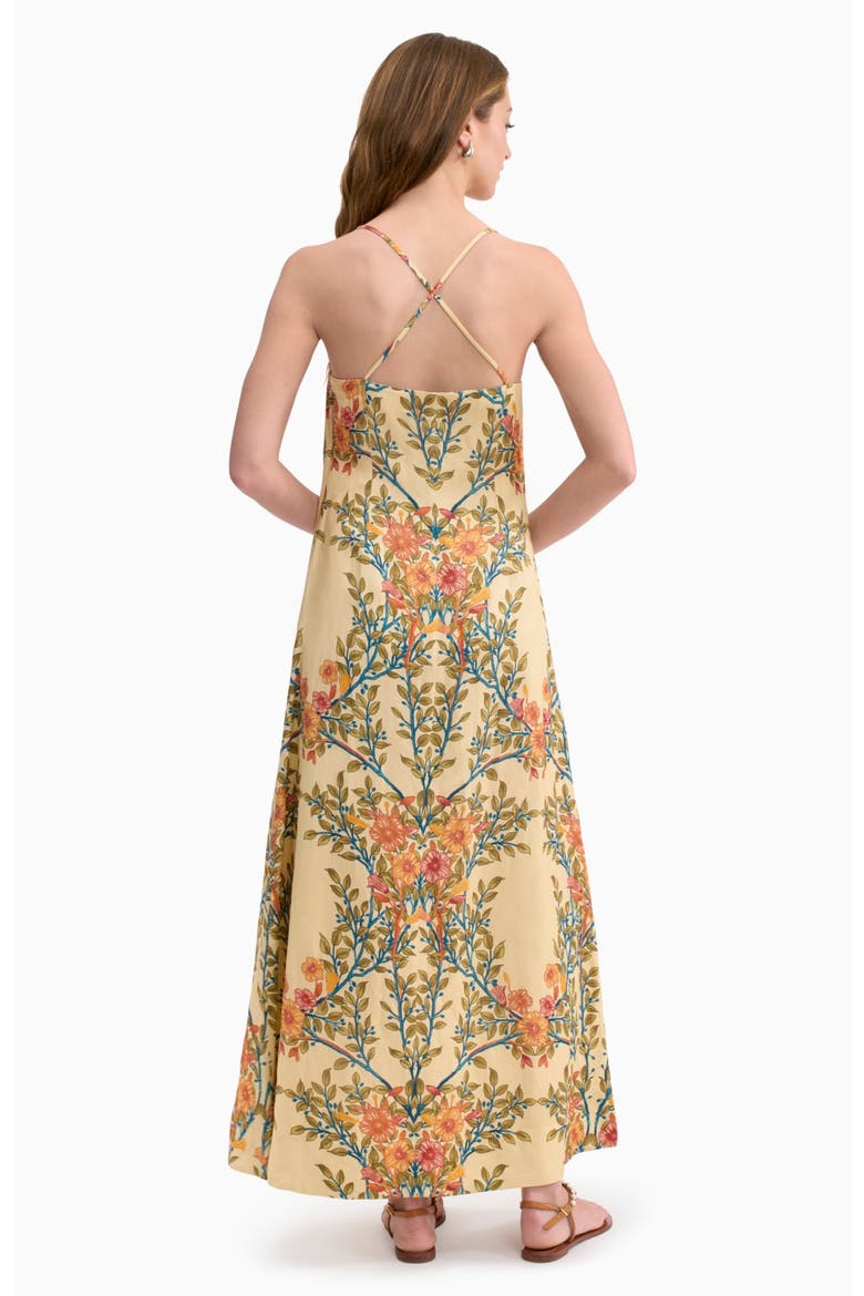 Cleo Printed Dress, Alternate, color, Buttercream Multi