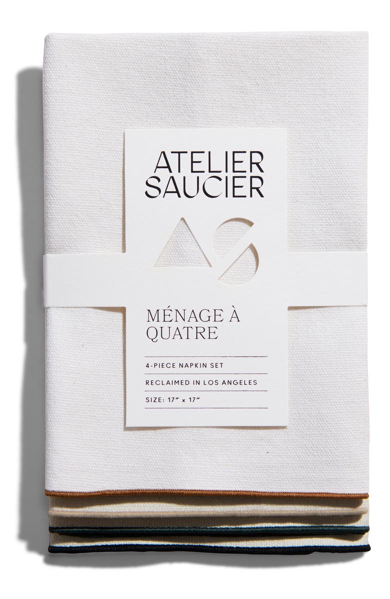 ATELIER SAUCIER Mojave Set of 4 Napkins, Main, color, 