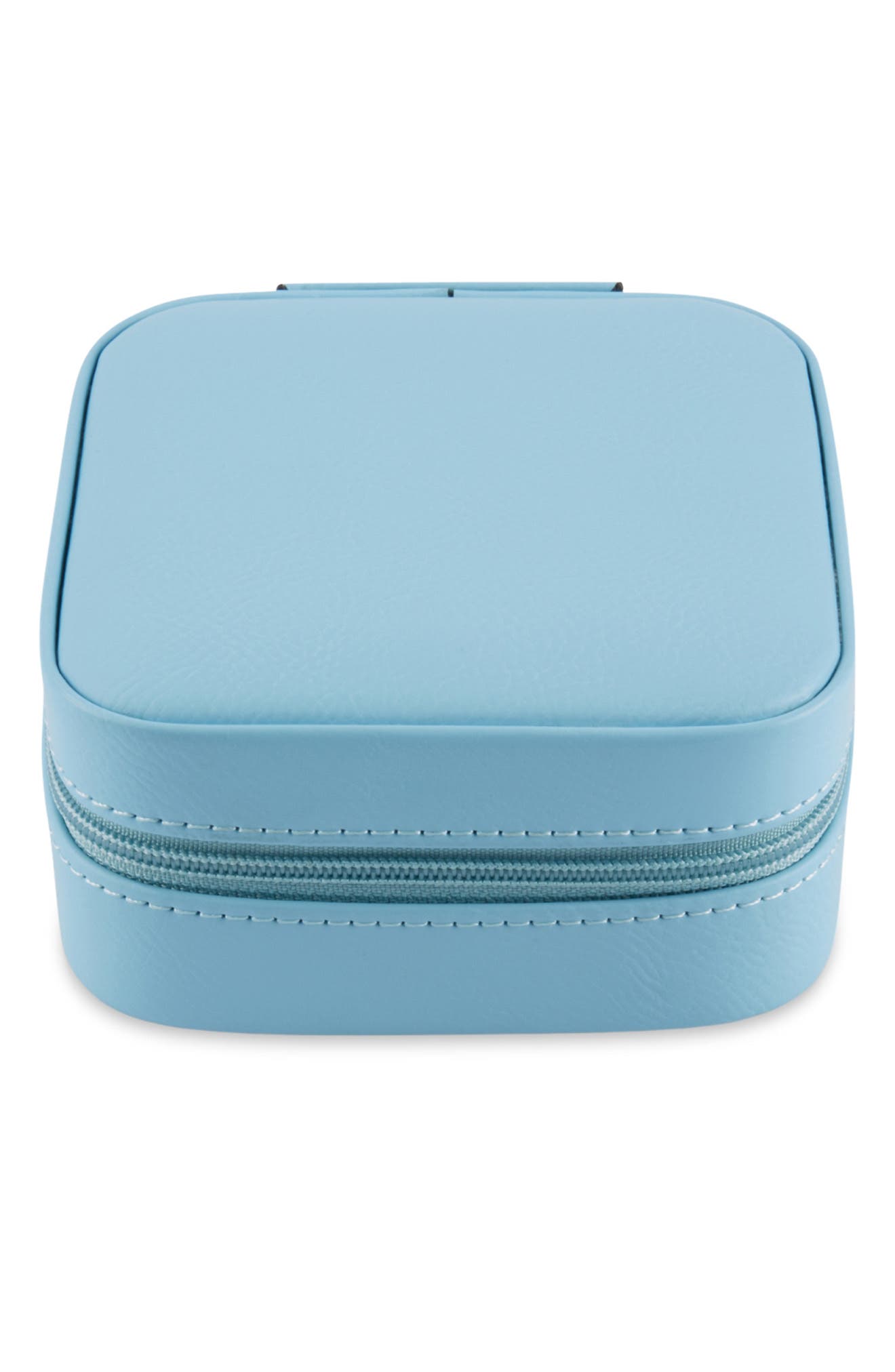 Bey-Berk Small Leather Travel Jewelry Case