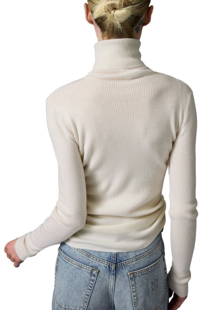 DAY Birger et Mikkelsen Sierra Roll Neck Slim Fit Sweater, Alternate, color, Ivory Shade