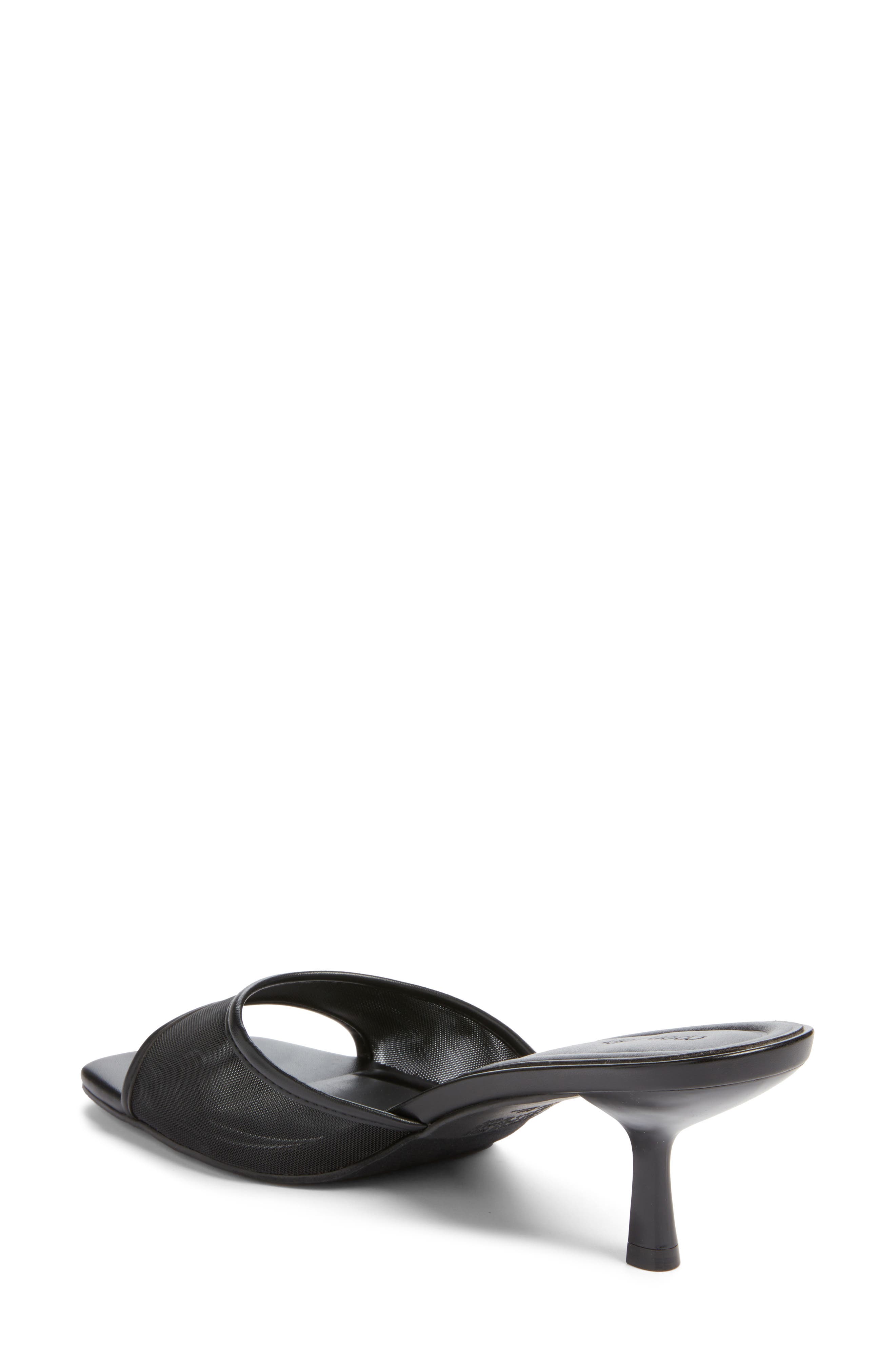 Open Edit Charlie Sandal, Alternate, color, Black