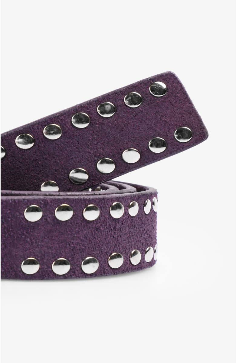 Scalpers Stud Belt Girls, Alternate, color, Mauve