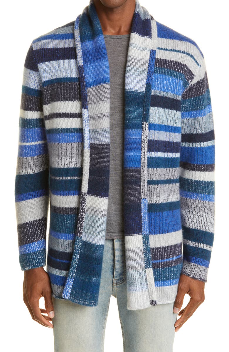 The Elder Statesman Italy Cashmere Smoking Jacket, Main, color,