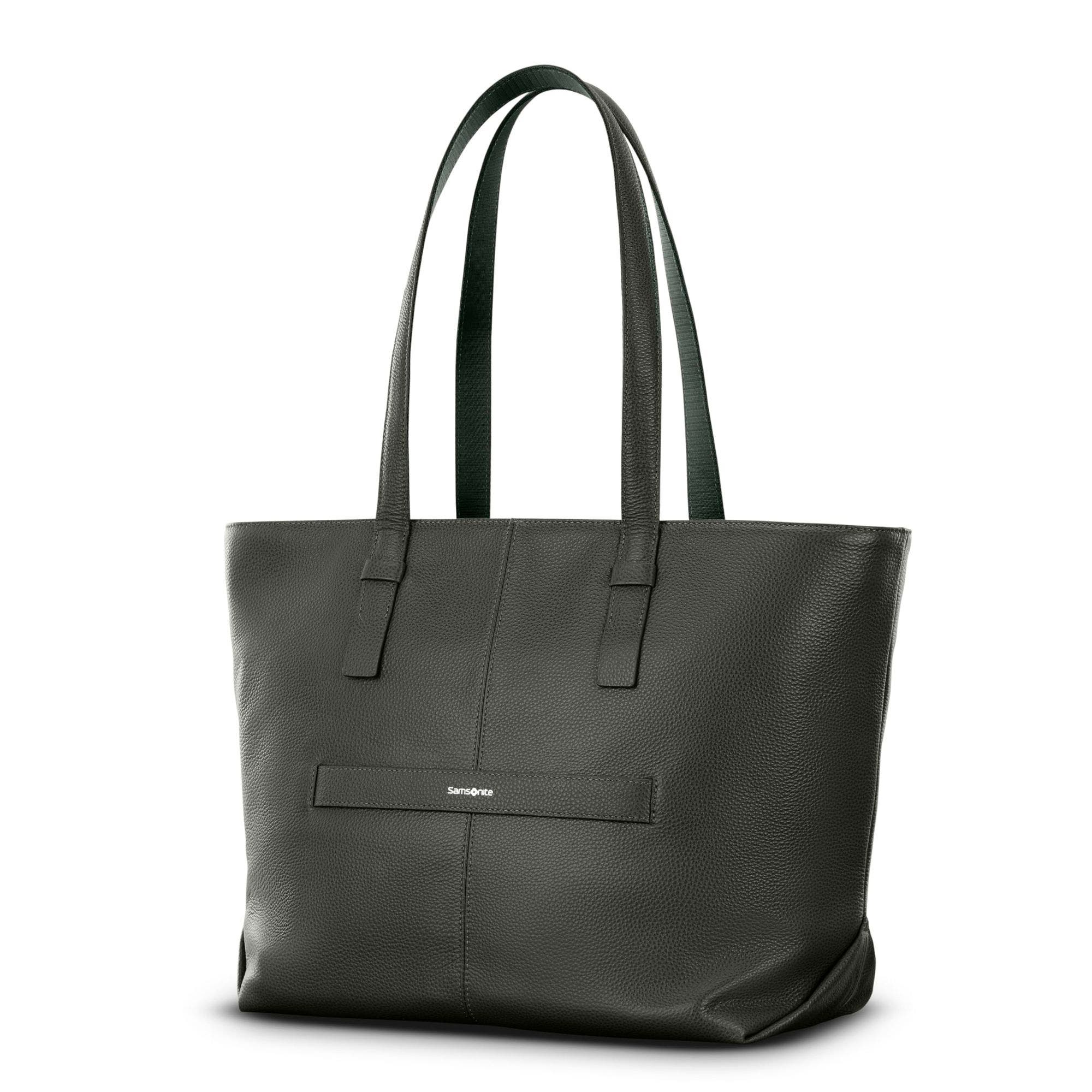 Mobile Solution 2 Leather Tote with Laptop Sleeve, Alternate, color, Olive